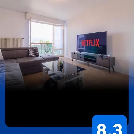 Le Marbre Design 60m2, 2 Stars, Free Parking * Annemasse